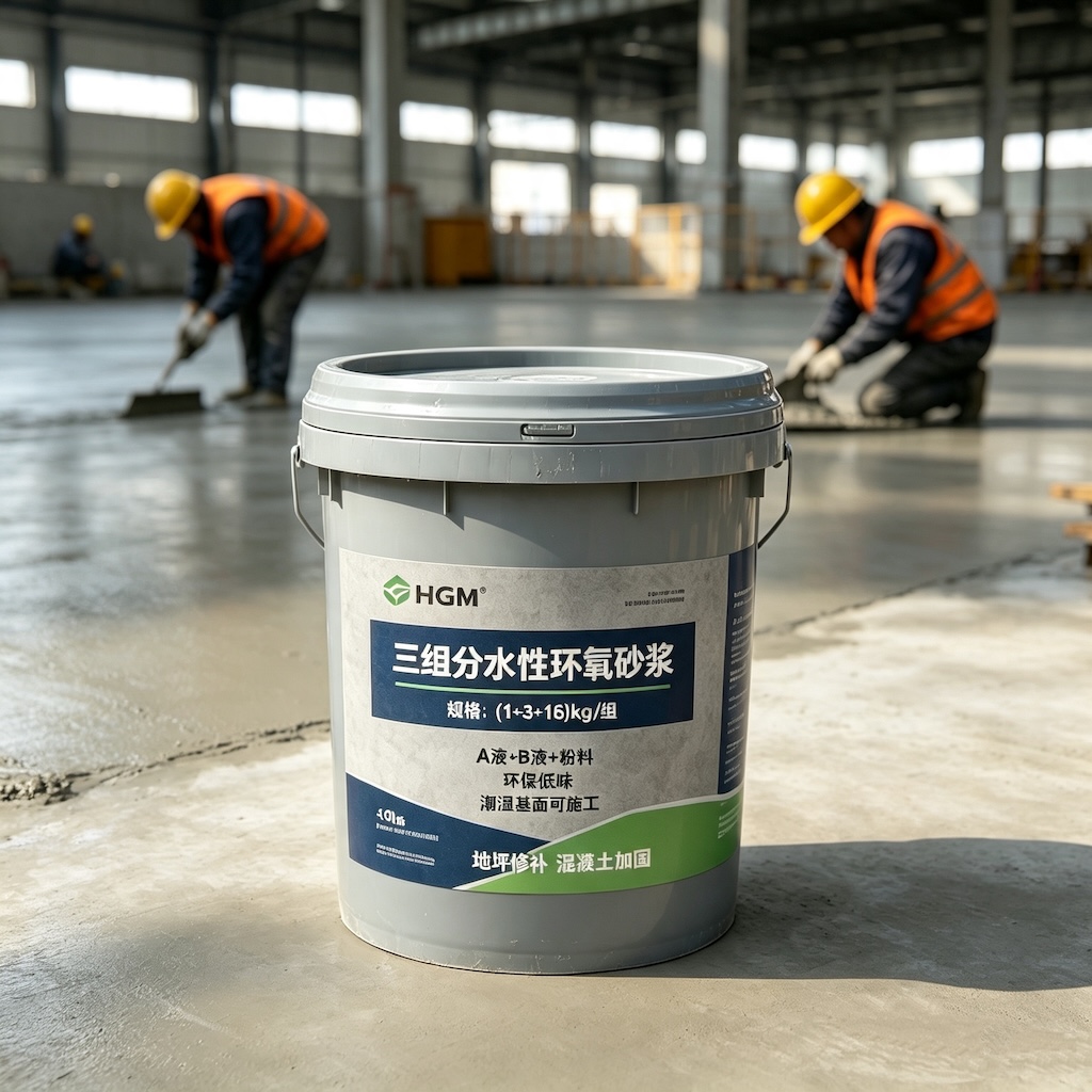万秀三组份水性环氧砂浆